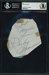 Rocky Marciano Autographed 4x4 Cut Signature "Best Wishes" Beckett BAS #19815718