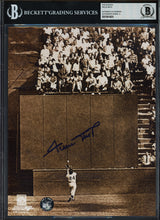 Willie Mays Autographed 8x10 Photo San Francisco Giants Auto Grade Mint 9 Beckett BAS #19814839