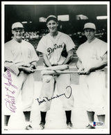 Hank Greenberg & Robert Johnson Autographed 8x10 Photo Detroit Tigers Philadelphia A's Beckett BAS #A77119
