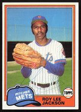 Roy Lee Jackson Autographed 1981 Topps Card #223 New York Mets SKU #264921