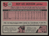 Roy Lee Jackson Autographed 1981 Topps Card #223 New York Mets SKU #264921