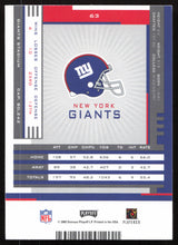 Eli Manning Autographed 2005 Playoff Contenders Card #63 New York Giants SKU #265314