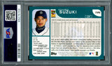 Ichiro Suzuki Autographed 2001 Topps Rookie Card #726 Seattle Mariners PSA 9 Auto Grade Gem Mint 10 PSA/DNA #69276702