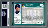 Ichiro Suzuki Autographed 2001 Topps Home Team Advantage Rookie Card #726 Seattle Mariners PSA 9 Auto Grade Gem Mint 10 "01 ROY/MVP" (Highest Graded) PSA/DNA #89895114