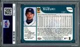 Ichiro Suzuki Autographed 2001 Topps Chrome Traded Rookie Card #T266 Seattle Mariners PSA 9 Auto Grade Gem Mint 10 "01 ROY/MVP" PSA/DNA #60417693