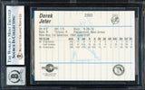 Derek Jeter Autographed 1994 Fleer ProCards Rookie Card #2393 New York Yankees Auto Grade Gem Mint 10 Beckett BAS #19246011