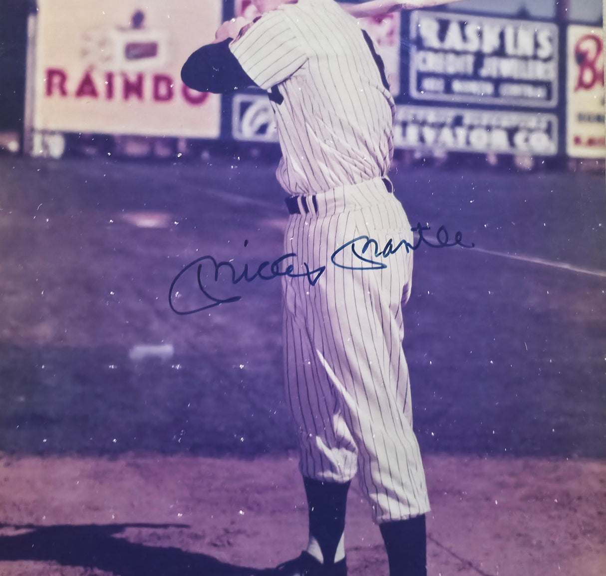 Mickey Mantle Autographed Framed 8x10 Photo New York Yankees Beckett BAS #AE85137