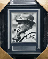 Tom Landry Autographed Framed 8x10 Photo Dallas Cowboys Beckett BAS QR #BV86497