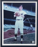 Mickey Mantle Autographed Framed 8x10 Photo New York Yankees Beckett BAS #AE85154