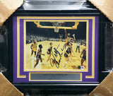 Wilt Chamberlain Autographed Framed 8x10 Photo Los Angeles Lakers Beckett BAS #AE85138
