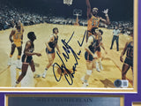 Wilt Chamberlain Autographed Framed 8x10 Photo Los Angeles Lakers Beckett BAS #AE85138