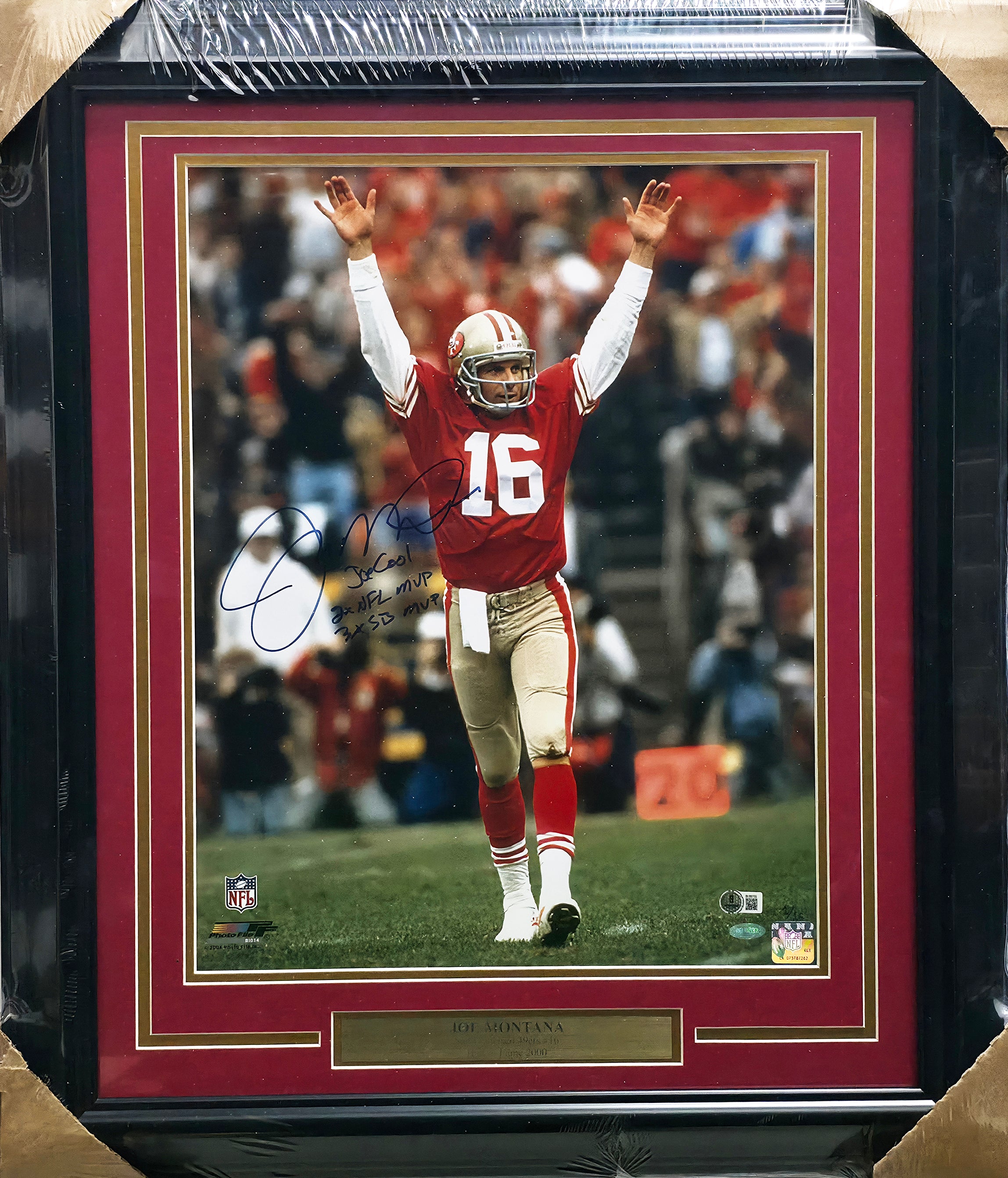 Joe Montana San Francisco 49ers Memorabilia, Autographed Joe
