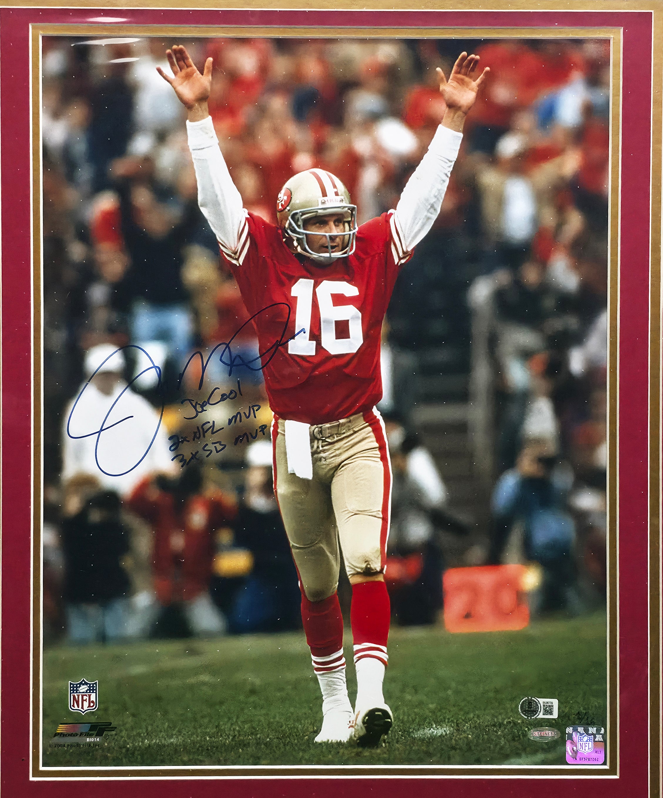 Joe Montana San Francisco 49ers Memorabilia, Autographed Joe