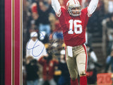 Joe Montana Autographed Framed 16x20 Photo San Francisco 49ers "Joe Cool, 2x NFL MVP & 3x SB MVP" Beckett BAS QR #BU86709