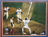 1986 New York Mets World Series Champions Autographed Framed 16x20 Photo With 26 Signatures Including Gary Carter MLB Holo #LH180734