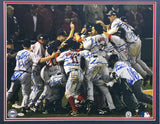 2004 Boston Red Sox World Series Champions Autographed Framed 16x20 Photo With 26 Signatures Including David Ortiz & Pedro Martinez Steiner Holo SKU #265752