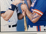 Don Mattingly & Keith Hernandez Autographed Framed 16x20 Photo Beckett BAS QR #BS30387