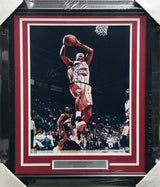 Charles Barkley Autographed Framed 16x20 Photo Houston Rockets Beckett BAS #Z45763
