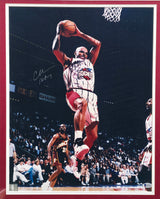 Charles Barkley Autographed Framed 16x20 Photo Houston Rockets Beckett BAS #Z45763