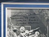 Johnny Unitas Autographed Framed 16x20 Photo Baltimore Colts "December 28, 1958 Colts 23 Giants 17" Beckett BAS #A84642