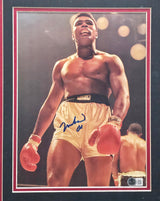 Muhammad Ali Autographed Framed 9x12 Magazine Photo Beckett BAS #AE50749