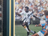Pele Autographed Framed 9x12 Photo CBD Brazil "Good Luck" Beckett BAS #AE50570