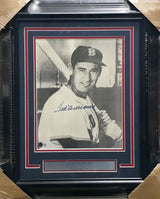Ted Williams Autographed Framed 10x13 Magazine Photo Boston Red Sox Beckett BAS #AE49043
