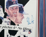 Nolan Ryan Autographed Framed 11x14 Photo Texas Rangers #365/1500 PSA/DNA #S05928