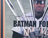 Tony Gwynn Autographed Framed 18x24 Batman Forever Poster San Diego Padres Beckett BAS QR #BW06385