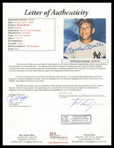 Mickey Mantle Autographed Framed 8x10 Photo New York Yankees JSA #XX49154
