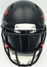 Kyle Pitts Autographed Atlanta Falcons Matte Black Full Size Speed Authentic Helmet Beckett BAS Witness #WL43881