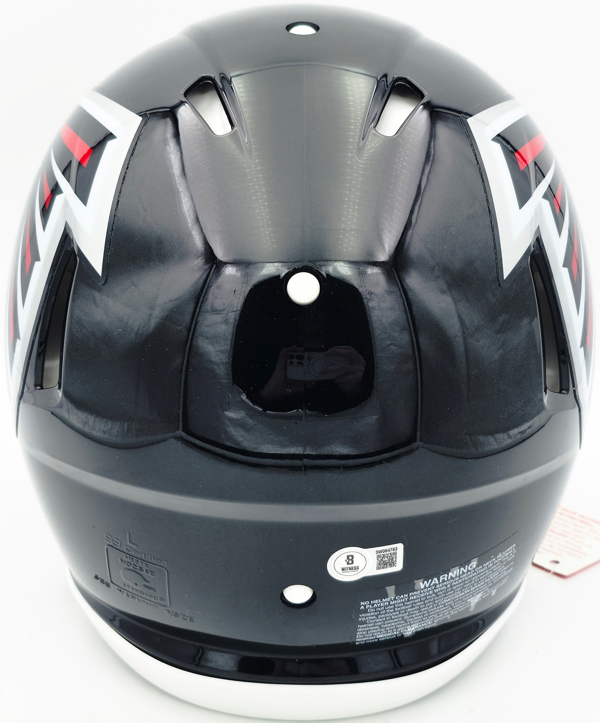 Michael Penix Jr. Autographed Atlanta Falcons Black Full Size Speed Authentic Helmet Beckett BAS Witness #3W084783