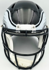 Jason Kelce Autographed Philadelphia Eagles Black Full Size Speed Replica Helmet Beckett BAS QR #BN17602