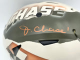 Ja'Marr Chase Autographed Cincinnati Bengals White Full Size SpeedFlex Authentic Helmet Beckett BAS Witness #2W485245