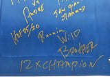Hulk Hogan Autographed Silverdome WrestleMania III Seat Back VW III vs. Andre Beckett BAS #AF01008