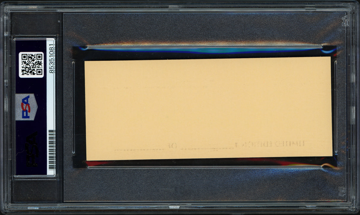 Ted Williams Autographed 2x5 Cut Signature Boston Red Sox Auto Grade Mint 9 PSA/DNA #85351081