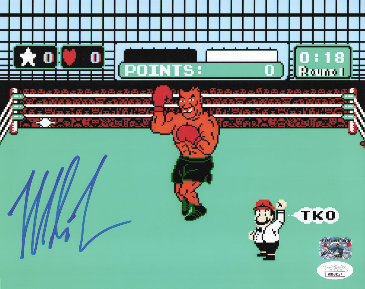 Mike Tyson Autographed 8x10 Photo Punch-Out!! JSA #WB638127