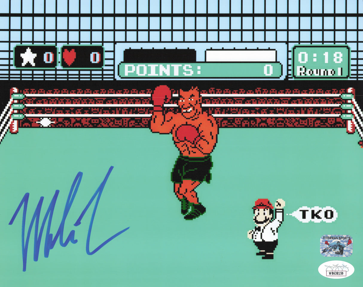 Mike Tyson Autographed 8x10 Photo Punch-Out!! JSA #WB638159