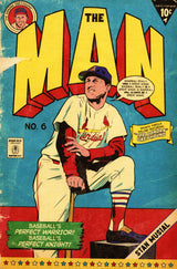 Unsigned Stan Musial "The Man" St. Louis Cardinals Pop Fly Pop Shop Print Signed by Artist #481/597 SKU #266190