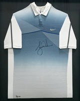 Tiger Woods Autographed Nike Framed Polo #11/25 UDA Holo #BAM29315