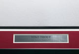 Los Angeles Angels Mike Trout Autographed Framed White Majestic Jersey Beckett BAS #A50328