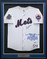 New York Mets Tom Seaver Autographed Framed White Pinstripes Rawlings 40th Anniversary Jersey #2/41 Beckett BAS QR #BU84002