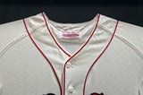 Boston Red Sox Ted Williams Autographed Framed Cream Mitchell & Ness Centennial Jersey PSA/DNA #AC09145