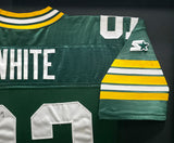 Green Bay Packers Reggie White Autographed Framed Green Starter Jersey JSA #ZZ72919