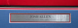 Buffalo Bills Josh Allen Autographed Framed Red Nike Jersey Beckett BAS Witness #1W462235