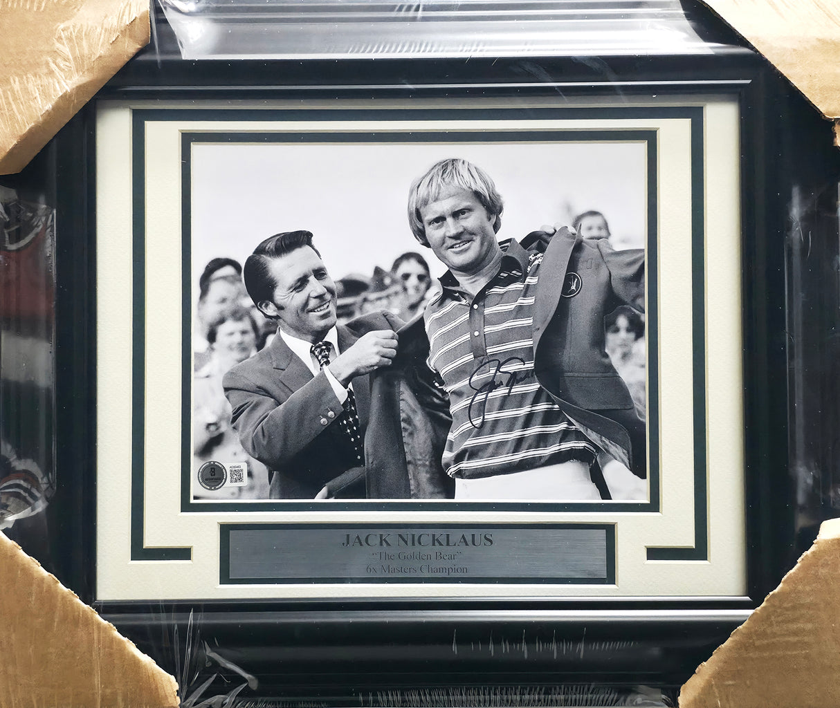 Jack Nicklaus Autographed Framed 8x10 Photo Beckett BAS #AE85463
