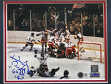 Herb Brooks Autographed Framed 8x10 Photo 1980 Team USA Miracle on Ice "Gold '80" Beckett BAS #AE85534