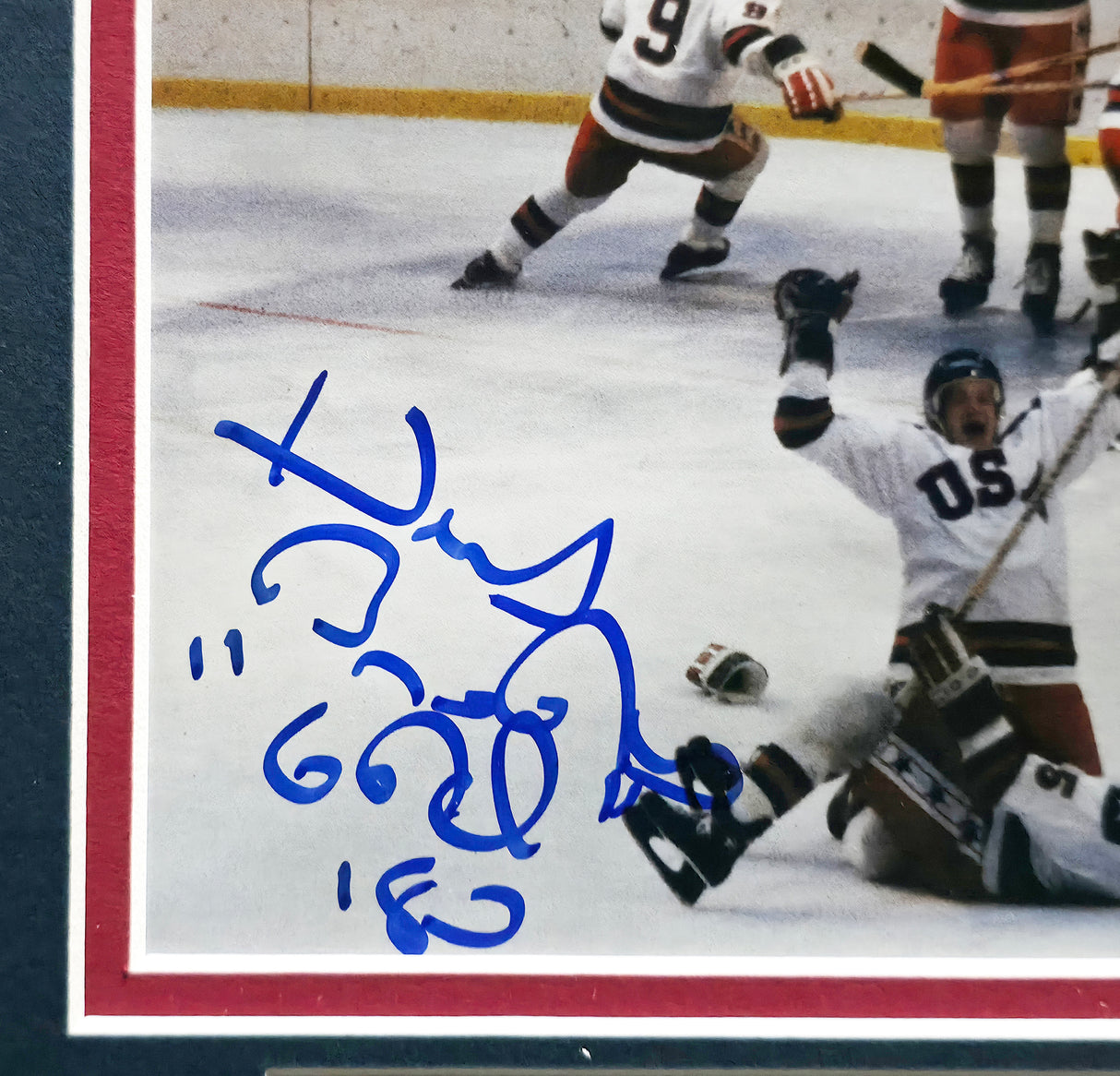 Herb Brooks Autographed Framed 8x10 Photo 1980 Team USA Miracle on Ice "Gold '80" Beckett BAS #AE85534