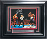 Mike Tyson Autographed Framed 8x10 Photo vs. Evander Holyfield Beckett BAS QR Stock #266063
