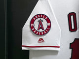 Los Angeles Angels Shohei Ohtani Autographed Framed White Majestic Jersey Beckett BAS #AC97026